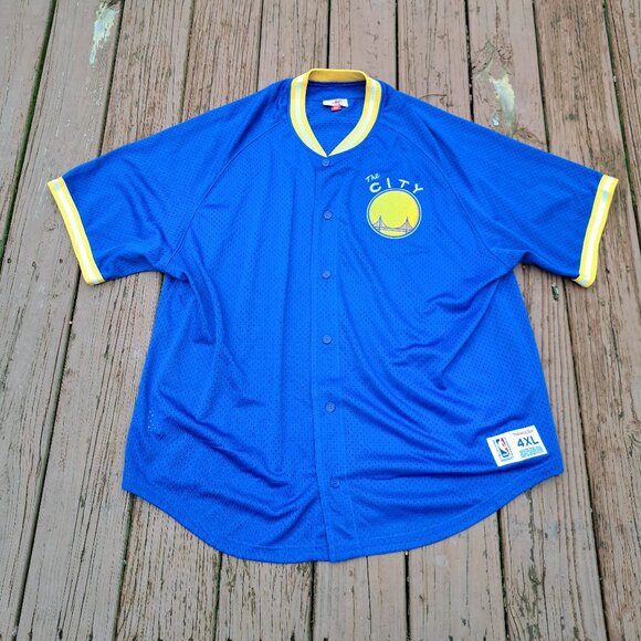 Mitchell & Ness Other - Mitchell & Ness Golden State Warriors ( The City ) Jersey Size 4XL Men
